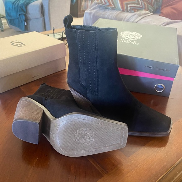 Vince Camuto Shoes | Vince Camuto Ackella Boots Size 9 | Color: Black | Size: 9 | Efaust02's Closet